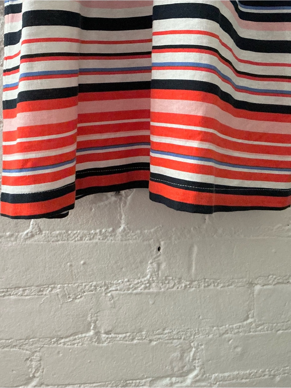 Tommy Hilfiger Linen Blend Sleeveless Dress Colorful Striped Print Vacation - Picture 8 of 16
